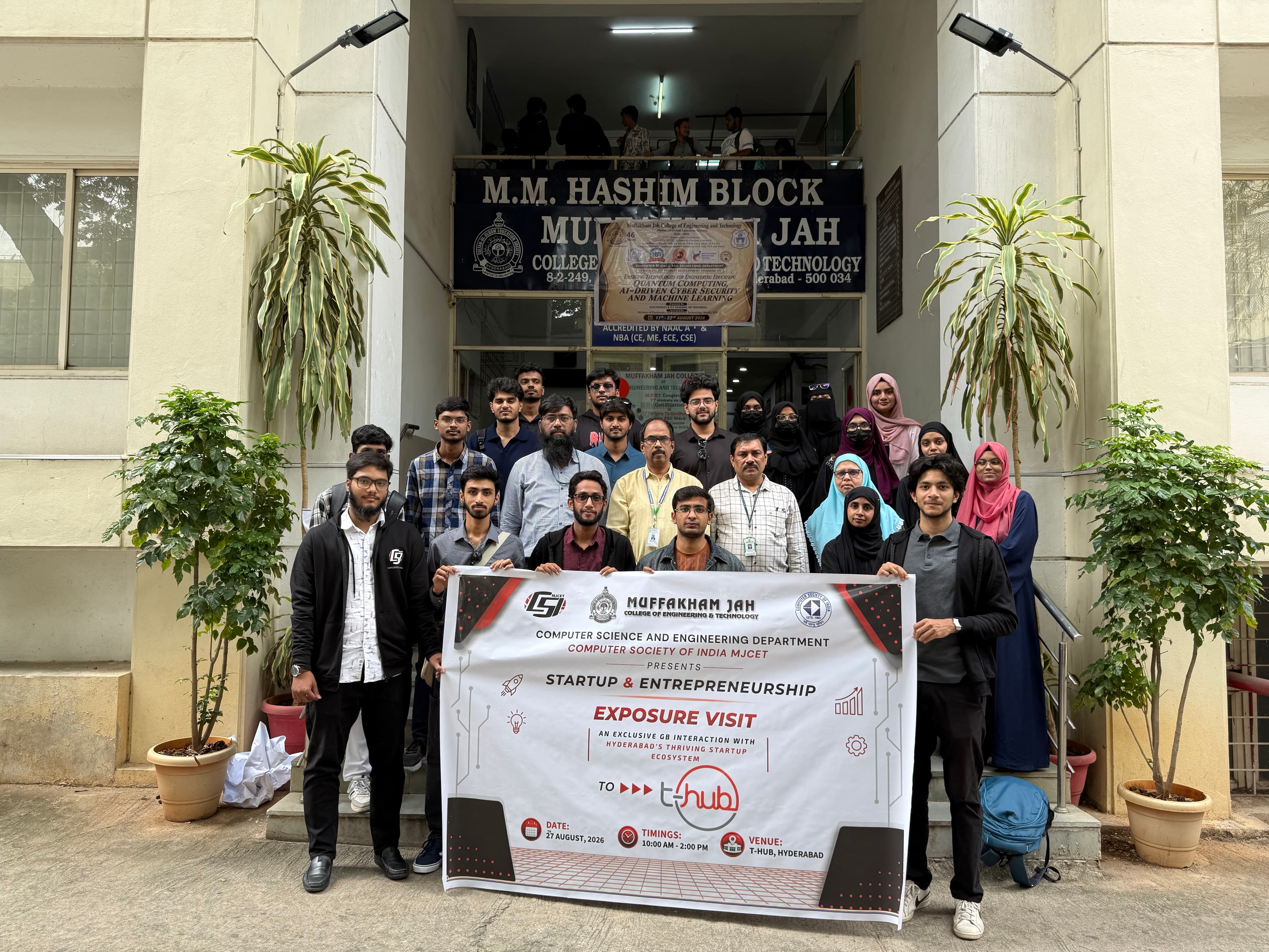 CSI-MJCET Governing Body visit to T-Hub Hyderabad